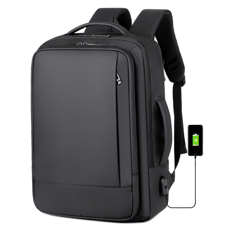 Expandable Business Waterproof Laptop Backpack With USB Port – Waterproof, Wear-resistant