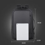 Expandable Business Waterproof Laptop Backpack With USB Port – Waterproof, Wear-resistant