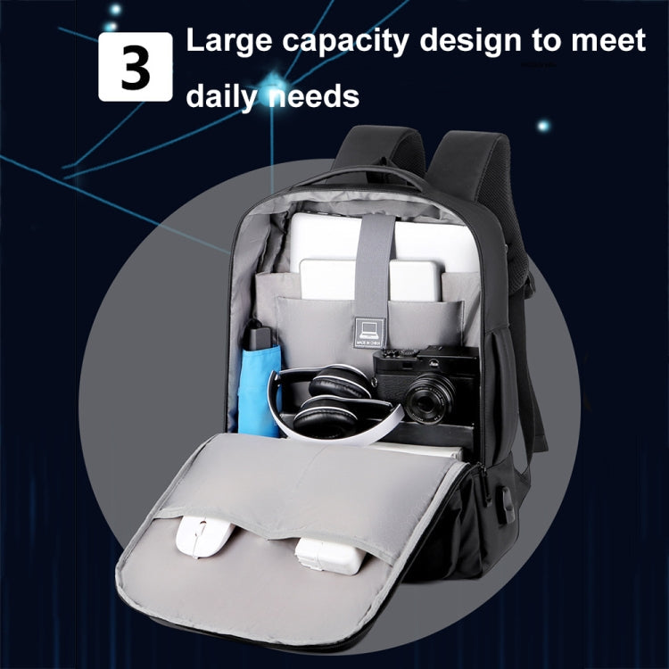 Expandable Business Waterproof Laptop Backpack With USB Port – Waterproof, Wear-resistant
