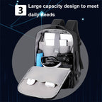 Expandable Business Waterproof Laptop Backpack With USB Port – Waterproof, Wear-resistant