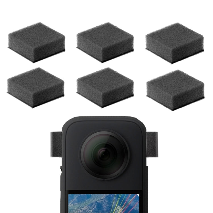 For Insta360 X4 / X3 6pcs /Pack Noise Canceling Windproof Cotton Camera Accessories Default Title