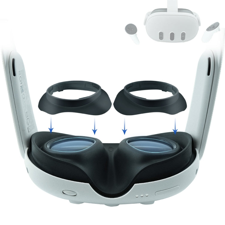 For Meta Quest 3 VR Glasses Lens Protector Frame to Prevent Your Glasses from Scratching VR Lenses Default Title