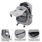 WEIXIER B682 Large Capacity Double Shoulder Backpack Casual Waterproof Travel Bag