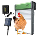 Solar Powered Automatic Chicken Coop Door 4 Modes Automatic Chicken Door with Remote Control, Solar – Waterproof Solar