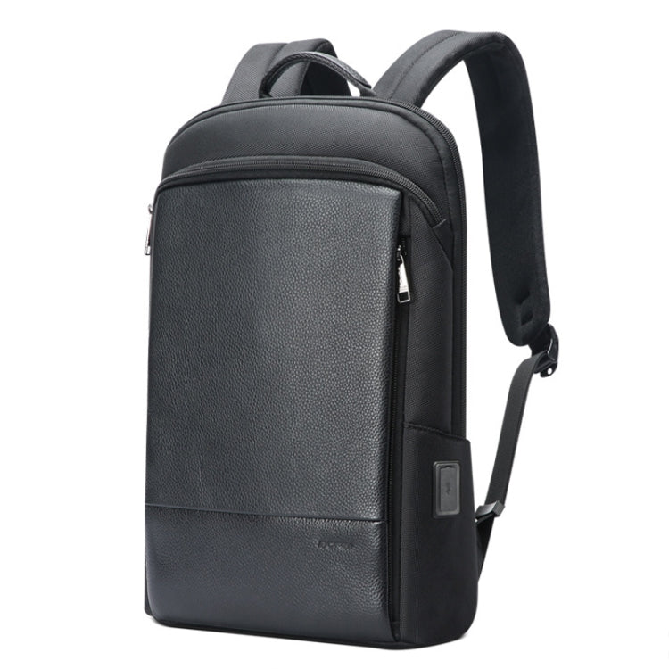 Bopai First-Layer Cowhide Business Commuter Waterproof And Lightweight Laptop Backpack, 61-122721 – Waterproof, Wear-resistant 61-122721
