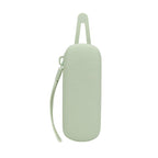 Magnetic Portable With Lanyard Sunglasses Protective Case Silicone Eyeglasses Storage Bag Light Green