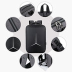 Multifunctional Waterproof Business Sports Laptop Backpack with USB Port, 15 inch, 17 inch – Waterproof, Wear-resistant