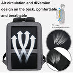 Multifunctional Waterproof Business Sports Laptop Backpack with USB Port, 15 inch, 17 inch – Waterproof, Wear-resistant