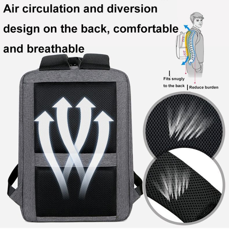 Multifunctional Waterproof Business Sports Laptop Backpack with USB Port, 15 inch, 17 inch – Waterproof, Wear-resistant