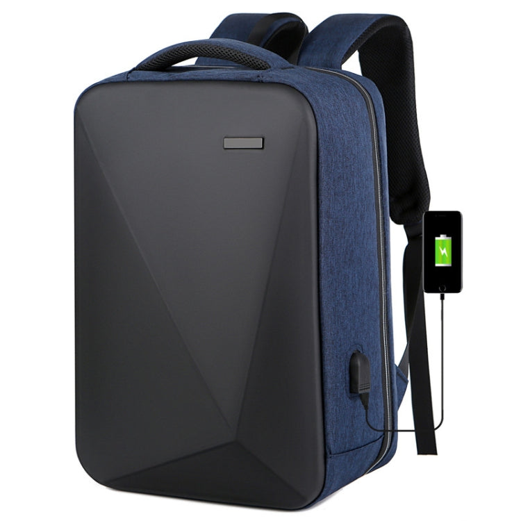 Large Capacity Password Lock Anti-Theft Laptop Backpack With USB Port, 16 inch – Waterproof, Wear-resistant 16 inch Navy Blue