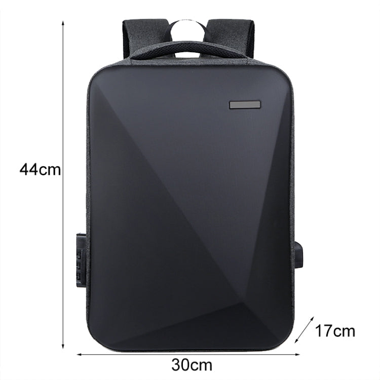 Large Capacity Password Lock Anti-Theft Laptop Backpack With USB Port, 16 inch – Waterproof, Wear-resistant