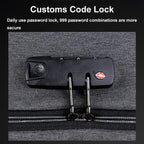 Large Capacity Password Lock Anti-Theft Laptop Backpack With USB Port, 16 inch – Waterproof, Wear-resistant