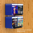 Game Card CD Disk Storage Bracket Wall Mounted Storage CD Case, 32 sheets