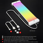 AOSOR Al200 Neon Cable Computer Motherboard Graphics Card Glow Board Power Supply Line Decoration, AL200 – Durable Build, Easy to Use
