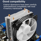 COOLMOON Frost Double Copper Tube CPU Fan Desktop PC Illuminated Silent AMD Air-Cooled Cooler, P2 Magic Moon Edition Single Fan, P22 Magic Moon Edition Double Fan, P2 Streamline Edition Single Fan, P22 Streamline Edition Double Fan – Durable Build,...