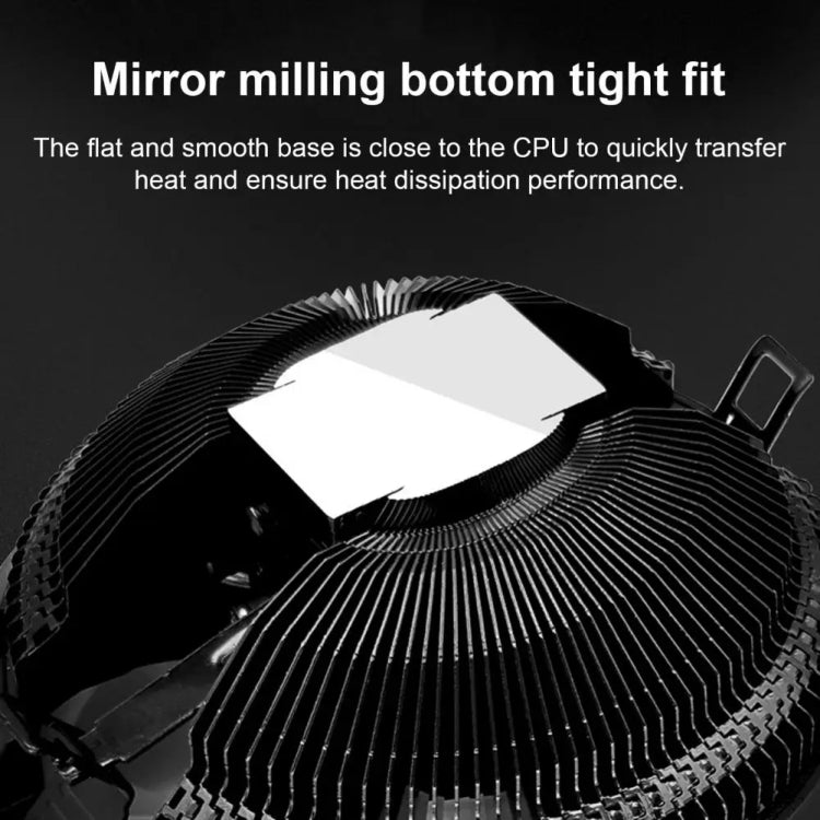 COOLMOON CPU Cooler Desktop Computer Auto Color Change Multi-Platform Mute Cooling Fan, CM-BF-RGB – Durable Build, Easy to Use