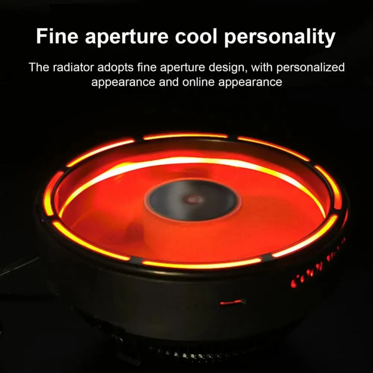 COOLMOON CPU Cooler Desktop Computer Auto Color Change Multi-Platform Mute Cooling Fan, CM-BF-RGB – Durable Build, Easy to Use