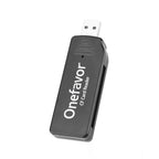 Onefavor USB2.0 High Speed Read And Write CF Card Reader, CF Card Reader – Durable Build, Easy to Use CF Card Reader