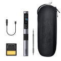 FNIRSI Portable Constant Temperature Soldering Iron Set, HS-02A Standard-B Round Tip, HS-02A Standard 6 Head, HS-02B Standard K, HS-02B Standard 3 Head HS-02A Standard-B Round Tip