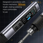 FNIRSI Portable Constant Temperature Soldering Iron Set, HS-02A Standard-B Round Tip, HS-02A Standard 6 Head, HS-02B Standard K, HS-02B Standard 3 Head