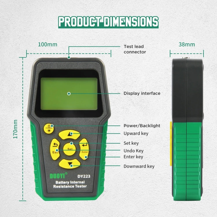 DUOYI DY223 Electrical Vehicle Voltage Testing And Fault Diagnostic Instrument – Durable Build, Easy to Use