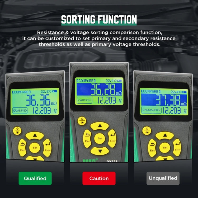 DUOYI DY223 Electrical Vehicle Voltage Testing And Fault Diagnostic Instrument – Durable Build, Easy to Use