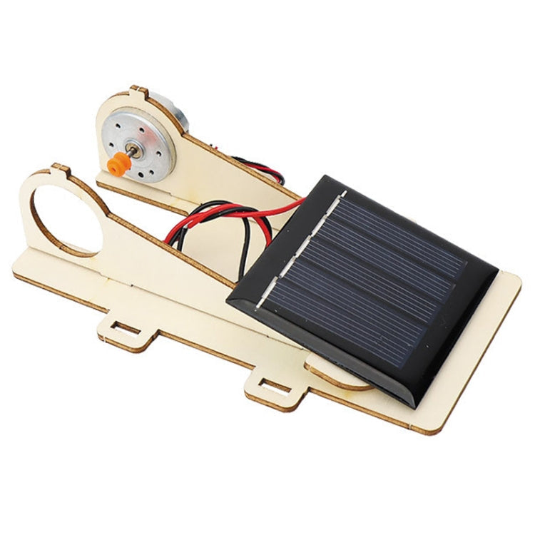 Solar Car DIY Wooden Assembly Children Educational Toy Science Technology Creator Work – Durable Build, Easy to Use