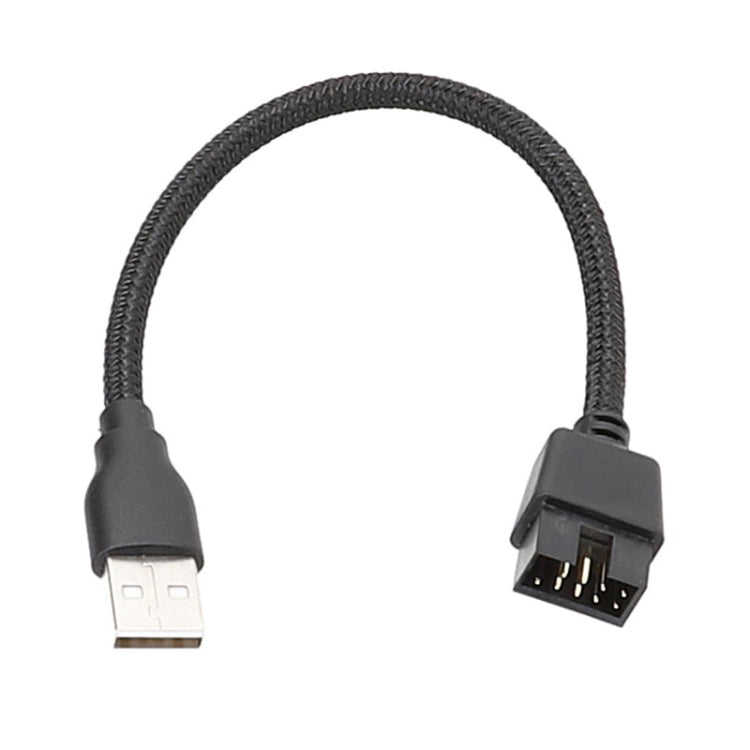 USB-A Male To 9Pin Motherboard Built-In RGB Data To External U Port Adapter Cable, USB-A Male To 9Pin – Durable Build, Easy to Use USB-A Male To 9Pin