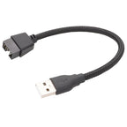 USB-A Male To 9Pin Motherboard Built-In RGB Data To External U Port Adapter Cable, USB-A Male To 9Pin – Durable Build, Easy to Use
