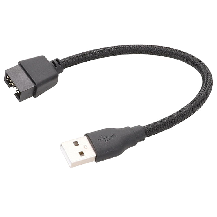 USB-A Male To 9Pin Motherboard Built-In RGB Data To External U Port Adapter Cable, USB-A Male To 9Pin – Durable Build, Easy to Use
