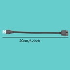 USB-A Male To 9Pin Motherboard Built-In RGB Data To External U Port Adapter Cable, USB-A Male To 9Pin – Durable Build, Easy to Use