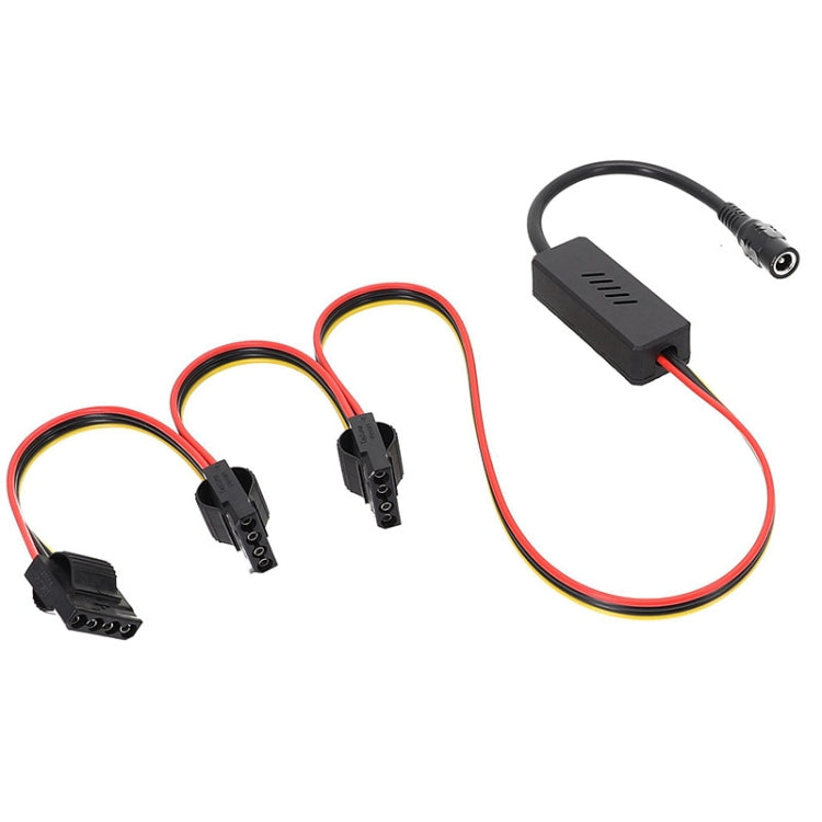 Adapter DC 5.5 x 2.5mm To Hard Disk Power Supply Cable, One To One SATA, One To Two SATA, One To Three SATA, One To Four SATA, DC To 4Pin One To One, DC To 4Pin One To Two, DC To 4Pin One To Three, DC To 4Pin One To Four – Durable Build, Easy to Use DC To 4Pin One To Three