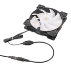 DC5521 Power Adapter To 12V Computer Case 4Pin Fan Cable, DC5521 To 12V 4Pin – TPU