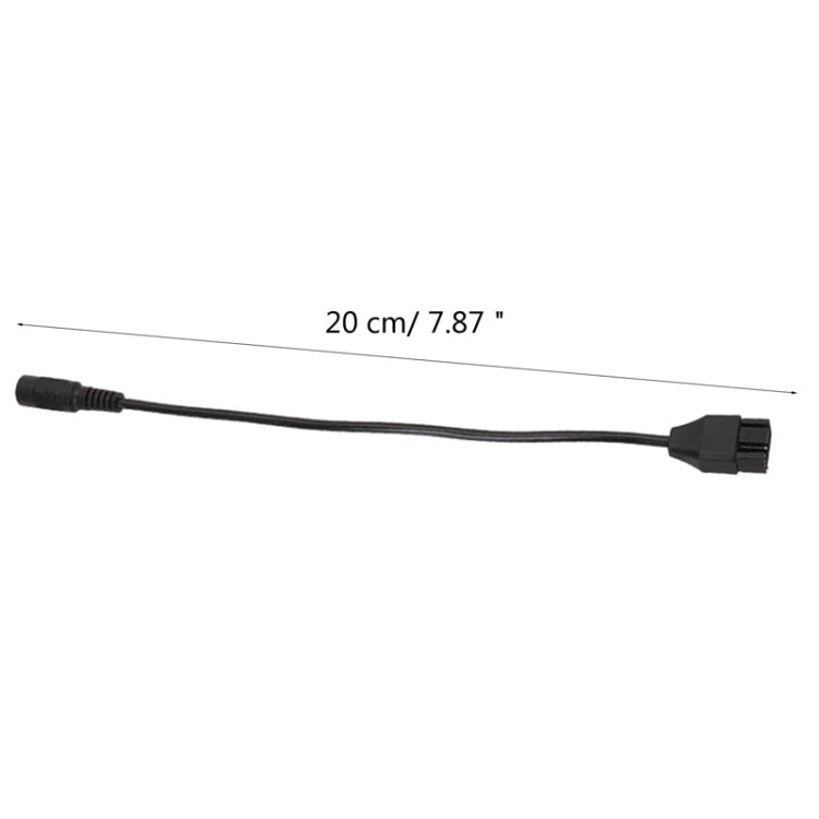 DC5521 Power Adapter To 12V Computer Case 4Pin Fan Cable, DC5521 To 12V 4Pin – TPU