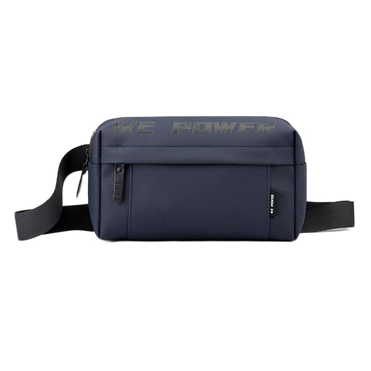 WEPOWER Men Casual Single Shoulder Crossbody Bag Functional Style Chest Bag – Waterproof, Wear-resistant Dark Blue