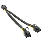 6Pin To Dual 8Pin Graphics Card Set Cable One To Two Power Supply Cable Adapter, 6Pin To Dual 8Pin – Durable Build, Easy to Use 6Pin To Dual 8Pin
