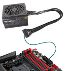 For EVGA 10Pin / 18Pin To 24Pin Flat Cable Module Cable Graphics Card Block Cord, 60cm For EVGA – Durable Build, Easy to Use