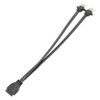 Motherboard USB3.0 Panel Cable Front 19Pin To Dual-Port A Female Data Flat Cable, 30cm, 50cm, 80cm – Durable Build, Easy to Use