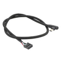 Motherboard USB 9Pin To Type-C Elbow Data Cable Braided Network Cable, 60cm Elbow – Magnetic 60cm Elbow