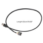 Motherboard USB 9Pin To Type-C Straight Data Double Shielded Cable, 50cm Straight – Durable Build, Easy to Use