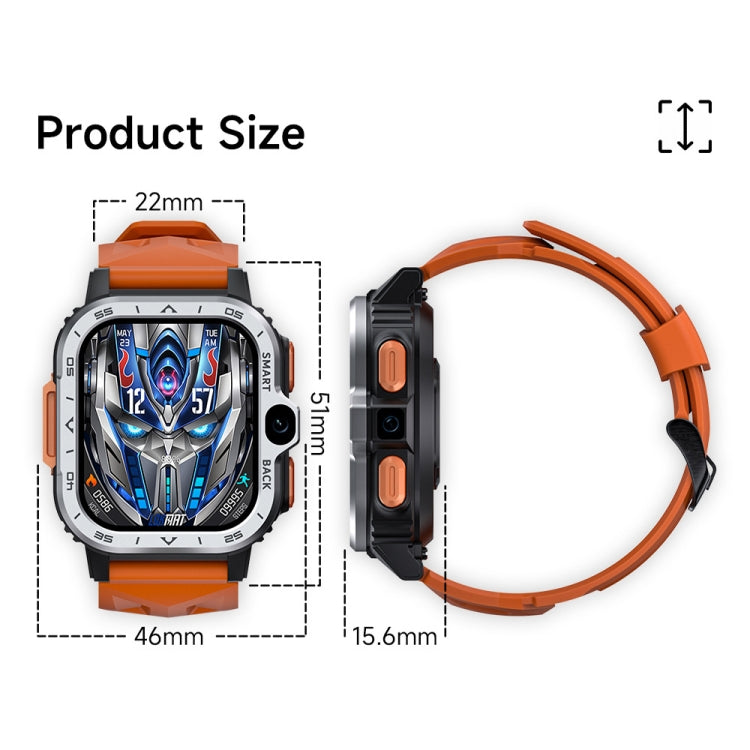 APPLLP Smart Watch – 4 MAX 2.02-Inch Android 8.1 Full Network Wifi Card Bluetooth Smart...