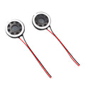 2PCS 20mm 8Ohm 0.5W/1W For Medical Toys Security Plastic Speaker Internal Magnetic Welding Wire Voice Speaker – Magnetic Default Title