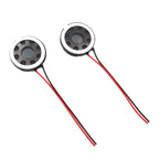 2PCS 20mm 8Ohm 0.5W/1W For Medical Toys Security Plastic Speaker Internal Magnetic Welding Wire Voice Speaker – Magnetic Default Title