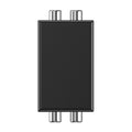 RCA Audio Ground Loop Isolator Anti-Interference Noise Reducer Eliminate Current Sound Bluetooth Receiver, Square, Ellipse Square