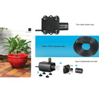 DC12V Micro Brushless Cold Water Circulating Fountain Water Pump, QR50C – Waterproof