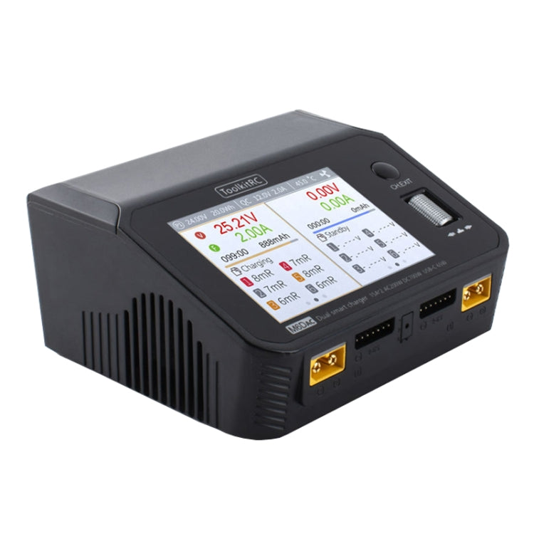 ToolkitRC M6DAC Dual Way Aeromodelling Drone Li-Po Battery Balance Charger, M6DAC – TPU M6DAC US Plug
