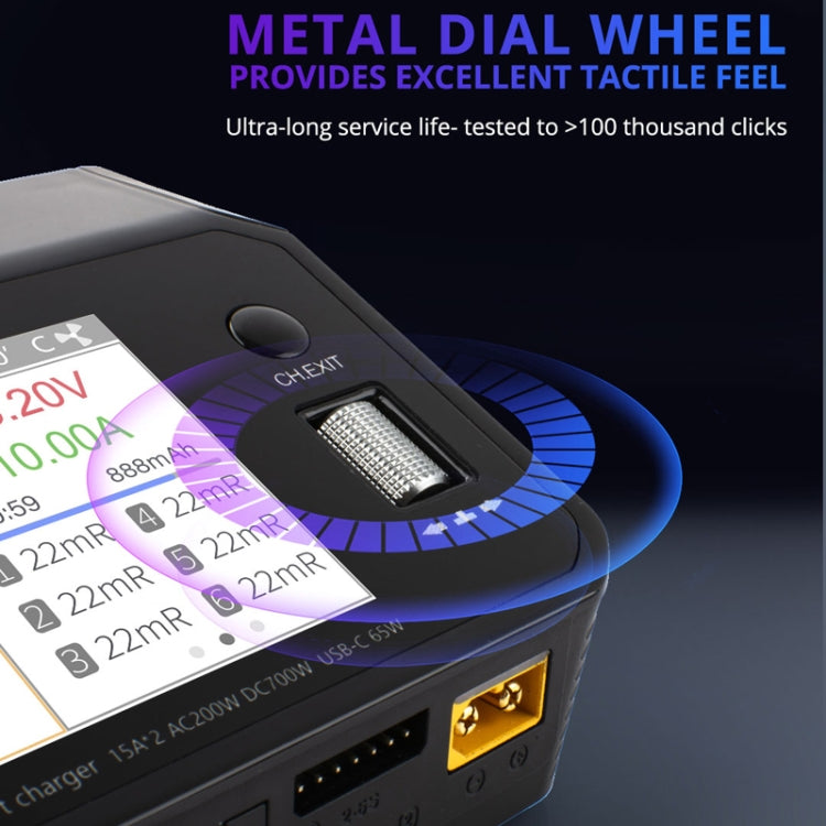 ToolkitRC M6DAC Dual Way Aeromodelling Drone Li-Po Battery Balance Charger, M6DAC – TPU