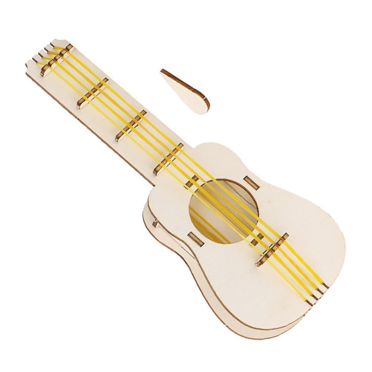 Rubber Band Guitar Sound Awareness Material Kit Kids DIY Toys Research Equipment, Rubber Band Guitar – Durable Build, Easy to Use Rubber Band Guitar