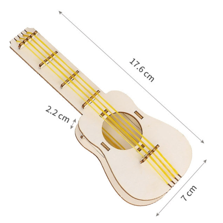 Rubber Band Guitar Sound Awareness Material Kit Kids DIY Toys Research Equipment, Rubber Band Guitar – Durable Build, Easy to Use