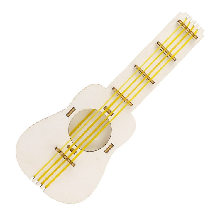 Rubber Band Guitar Sound Awareness Material Kit Kids DIY Toys Research Equipment, Rubber Band Guitar – Durable Build, Easy to Use